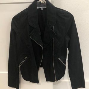 Small Black Womens Zip-Up Jacket
